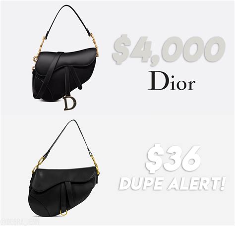 christian dior bags dupe|dior saddle bag look alike.